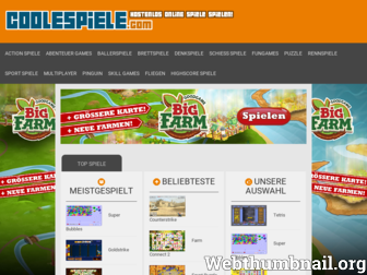 coolespiele.com website preview