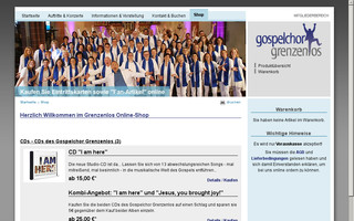 shop.gospelchor-grenzenlos.de website preview
