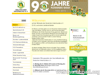 deutscherimkerbund.de website preview