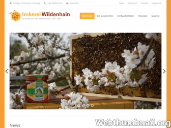 imkerei-wildenhain.de website preview