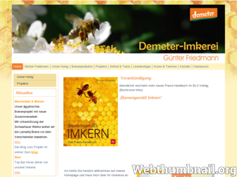 imkerei-friedmann.de website preview