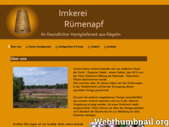 imkerei-ruemenapf.de website preview