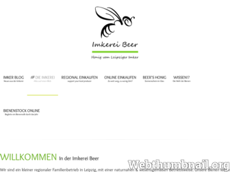 imkerei-beer.de website preview
