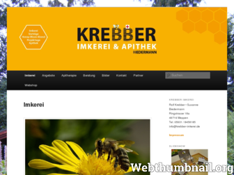 krebber-imkerei.de website preview