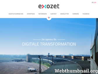 exozet.com website preview
