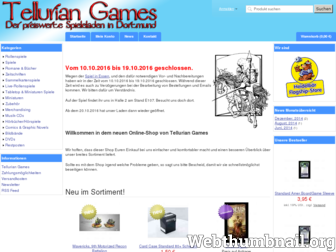 tellurian-games.de website preview