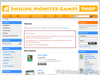 smiling-monster.com website preview