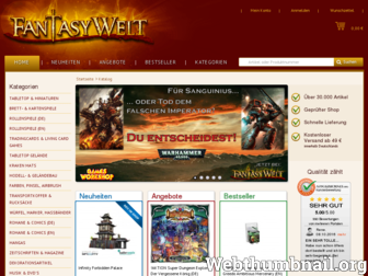 fantasywelt.de website preview