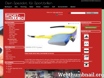 sport-brille.de website preview