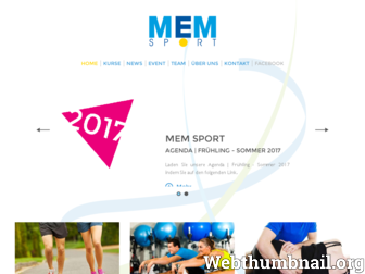 membewegt.ch website preview