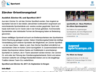 zuercherol.ch website preview