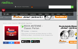 rockantenneclassic.radio.de website preview