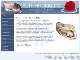 miyabi-perlen.com website preview