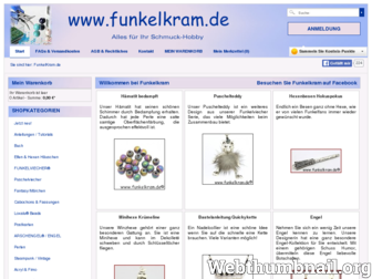 funkelkram.de website preview