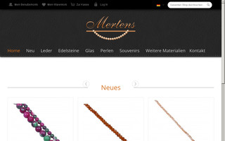 mertens-shop.de website preview