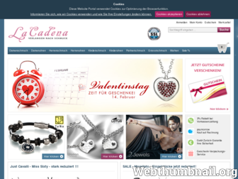 lacadena.de website preview