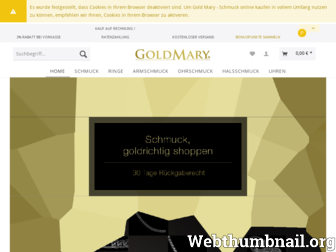goldmary.de website preview