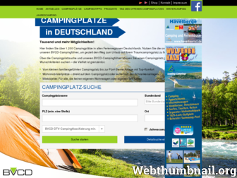 campingplatz-deutschland.de website preview