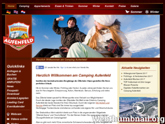 camping-zillertal.com website preview