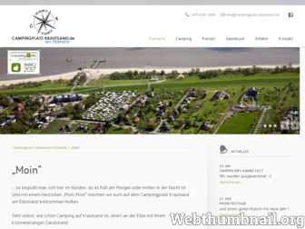 campingplatz-krautsand.de website preview