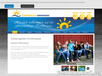campingplatz-kirnbergsee.de website preview