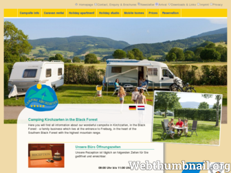 camping-kirchzarten.de website preview