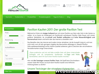 pavillonkaufen.org website preview