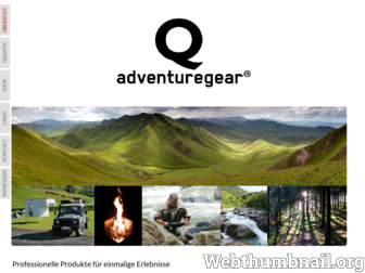 q-adventuregear.com website preview