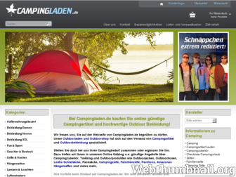 campingladen.de website preview