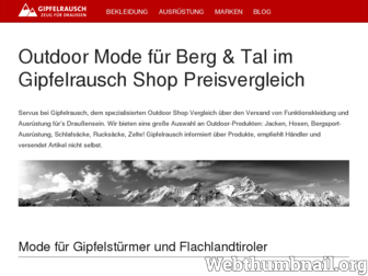 gipfelrausch.com website preview