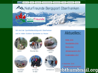 nf-bergsport-oberfranken.de website preview