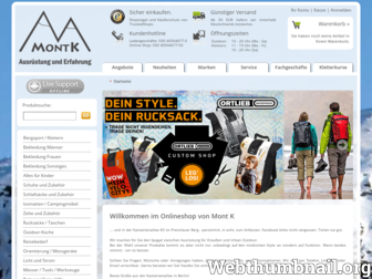 mont-k.de website preview