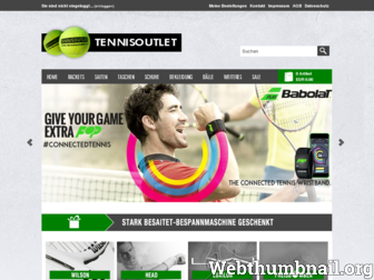 tennisoutlet.at website preview