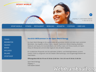 sportworld-baregg.ch website preview