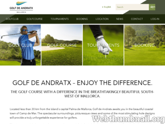 golfdeandratx.com website preview