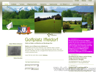 golf-iffeldorf.de website preview