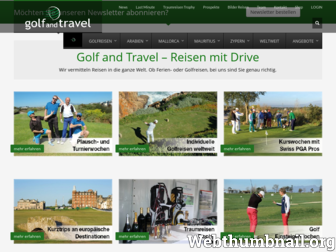 golfandtravel.ch website preview