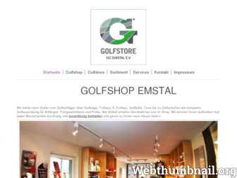 golfshop-emstal.de website preview