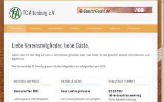 tcaltenburg.de website preview