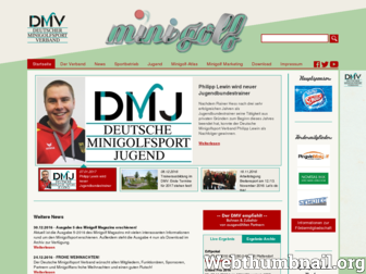 minigolfsport.de website preview