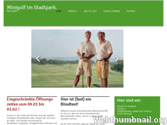 minigolf-stadtpark-hamburg.com website preview
