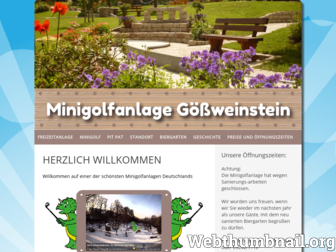 minigolf-goessweinstein.de website preview
