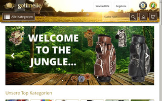 golfmeile.de website preview