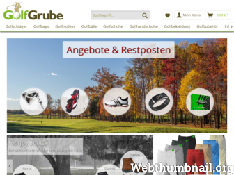 golfgrube.de website preview