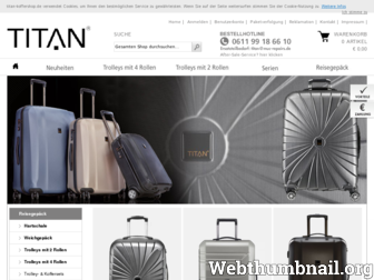 titan-koffershop.de website preview