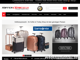 kofferexpress24.de website preview