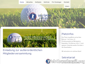 golfsport-gahlenz-ev.de website preview