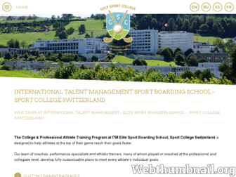 sport-college.com website preview