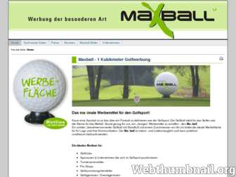 maxball.at website preview