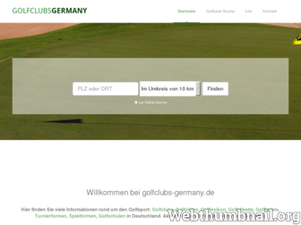 golfclubs-germany.de website preview